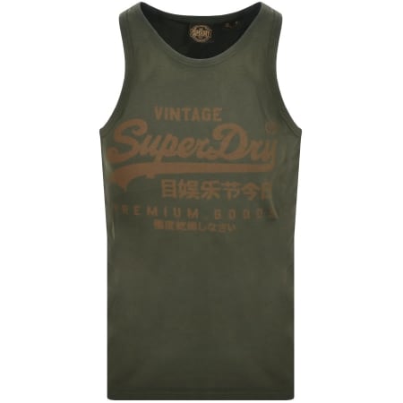 Product Image for Superdry Classic VL Heritage Vest Green