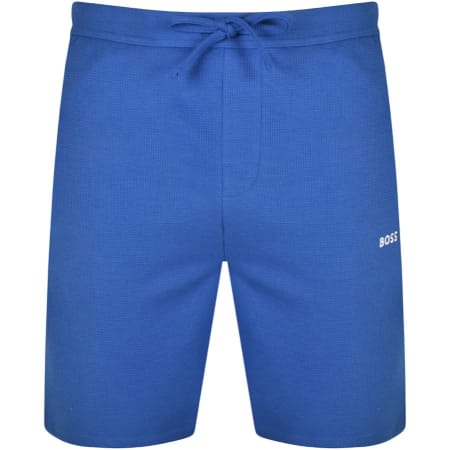 Product Image for BOSS Bodywear Waffle Shorts Blue