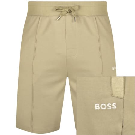 Product Image for BOSS Bodywear Tracksuit Shorts Beige