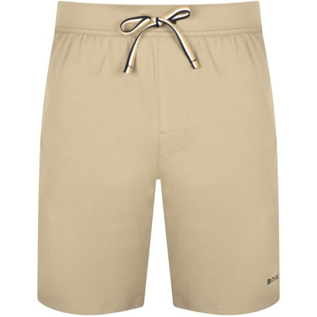 Product Image for BOSS Bodywear Unique Jersey Shorts Beige