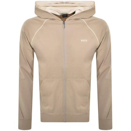 Product Image for BOSS Lounge Mix And Match Full Zip Hoodie Beige