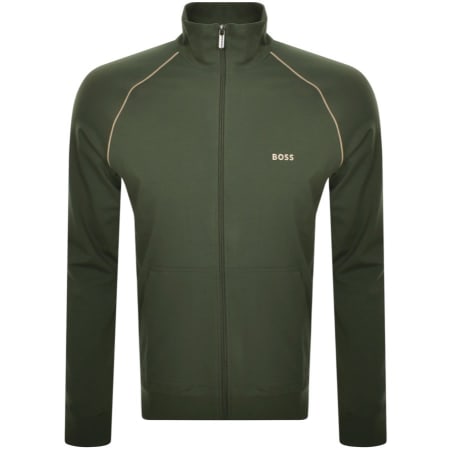 Product Image for BOSS Lounge Full Zip Sweatshirt Green