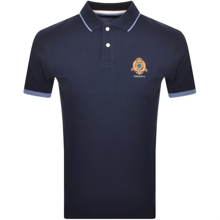 Product Image for Hackett Logo Polo T Shirt in Navy