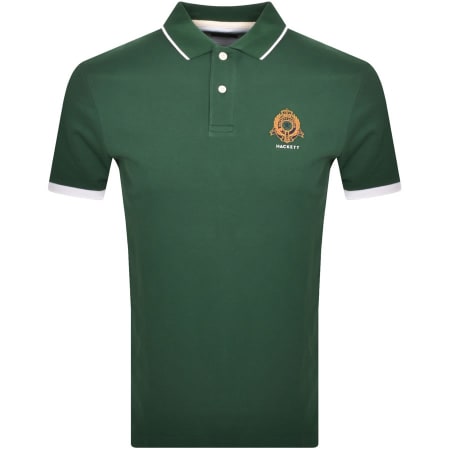 Product Image for Hackett Logo Polo T Shirt in Green