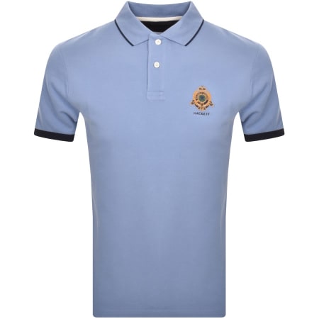Product Image for Hackett Logo Polo T Shirt in Blue
