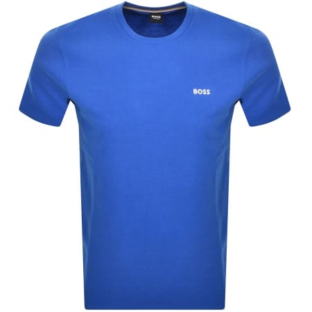 Product Image for BOSS Waffle T Shirt Blue