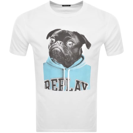Product Image for Replay Logo T Shirt White