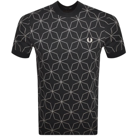 Product Image for Fred Perry Geometric T Shirt Black