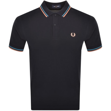 Product Image for Fred Perry Twin Tipped Polo T Shirt Navy