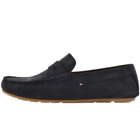 Product Image for Tommy Hilfiger Classic Suede Driver Shoes Navy