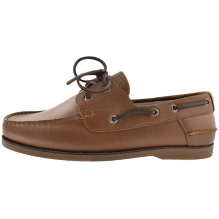 Product Image for Tommy Hilfiger Core Leather Boat Shoes Brown