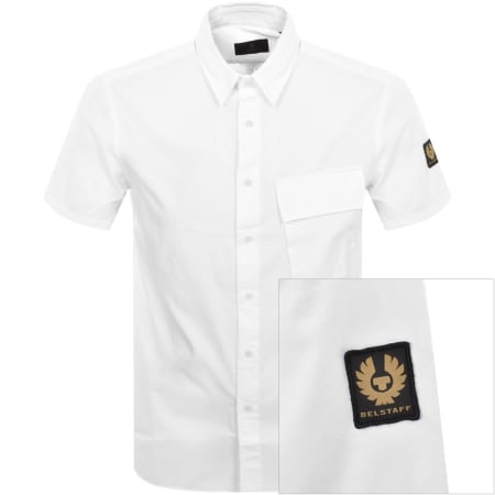 Product Image for Belstaff Scale Short Sleeved Shirt White