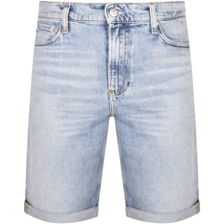 Product Image for Calvin Klein Jeans Light Wash Denim Shorts Blue
