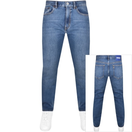 Product Image for HUGO Blue Ash Jeans Mid Wash Blue