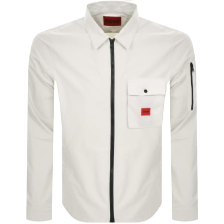 Product Image for HUGO Emmond Overshirt Jacket White