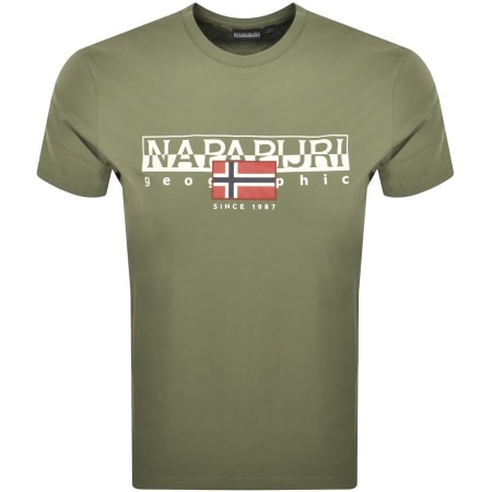 Product Image for Napapijri S Aylmer T Shirt Green