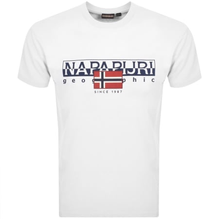 Product Image for Napapijri S Aylmer T Shirt White