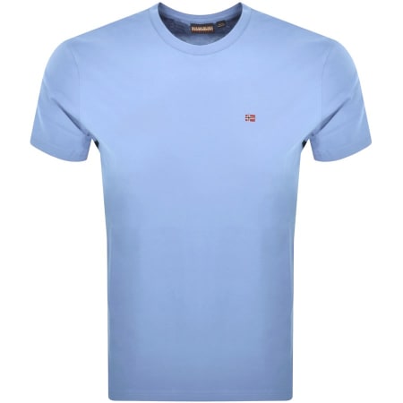 Product Image for Napapijri Salis Logo T Shirt Blue