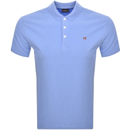 Product Image for Napapijri Ealis Short Sleeve Polo T Shirt Blue