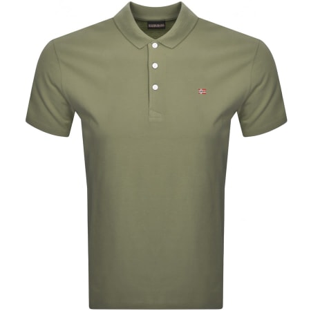 Product Image for Napapijri Ealis Short Sleeve Polo T Shirt Green