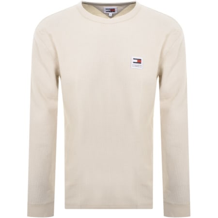 Product Image for Tommy Jeans Long Sleeve T Shirt Beige
