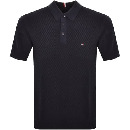 Recommended Product Image for Tommy Hilfiger Short Sleeve Polo T Shirt Navy