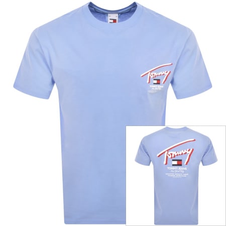 Product Image for Tommy Jeans 3D Street T Shirt Blue