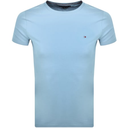 Product Image for Tommy Hilfiger Stretch Slim Fit T Shirt Blue