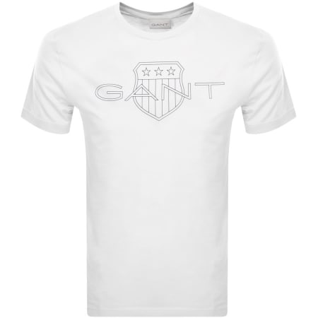 Product Image for Gant Logo T Shirt White