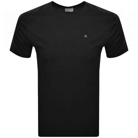Product Image for Gant Regular Shield T Shirt Black