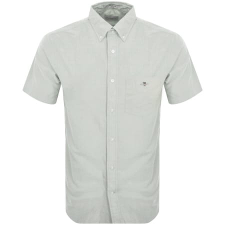 Product Image for Gant Regular Oxford Short Sleeved Shirt Green