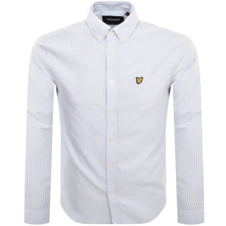 Product Image for Lyle And Scott Stripe Oxford Shirt Blue
