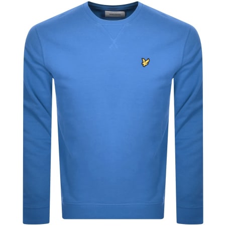 Product Image for Lyle And Scott Crew Neck Sweatshirt Blue