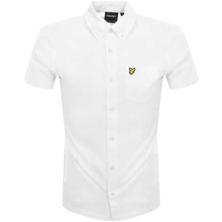 Product Image for Lyle And Scott Short Sleeve Pique Shirt White