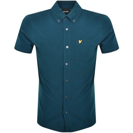 Recommended Product Image for Lyle And Scott Short Sleeve Pique Shirt Blue
