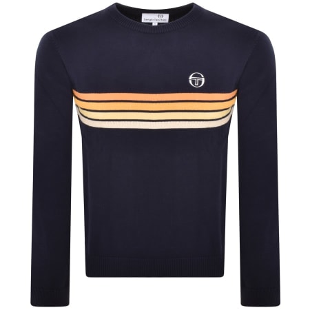 Product Image for Sergio Tacchini Crew Neck Knit Jumper Navy