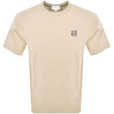Recommended Product Image for Maison Kitsune Fox Head T Shirt Beige