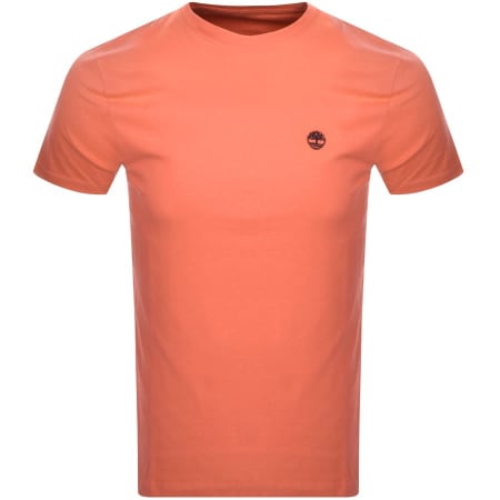 Product Image for Timberland Dun River Logo T Shirt Orange