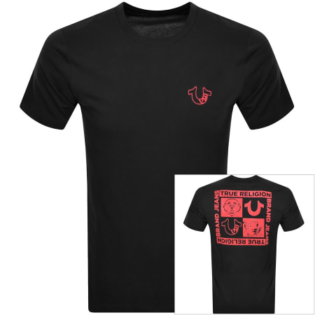 Product Image for True Religion Multi Logo Square T Shirt Black