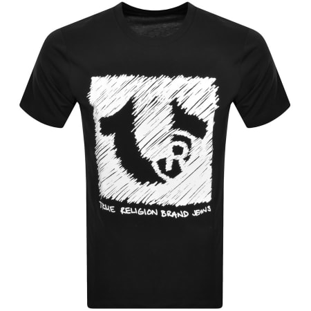Product Image for True Religion Logo Scribble T Shirt Black