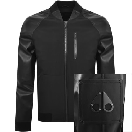 Product Image for Moose Knuckles Neuville Bomber Jacket Black