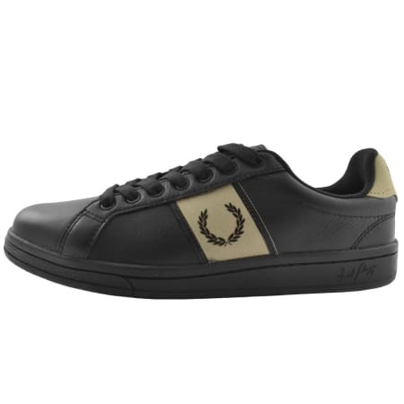 Product Image for Fred Perry B721 Leather Trainers Black