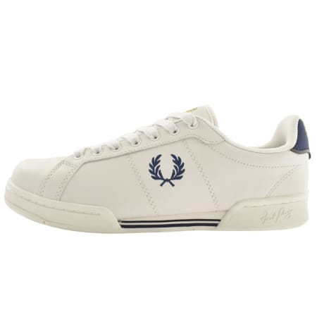 Product Image for Fred Perry B722 Leather Trainers White