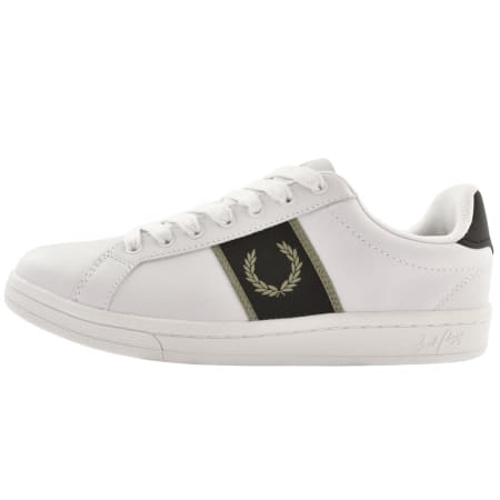 Product Image for Fred Perry B721 Leather Trainers White