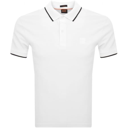 Product Image for BOSS Passertip Polo T Shirt White