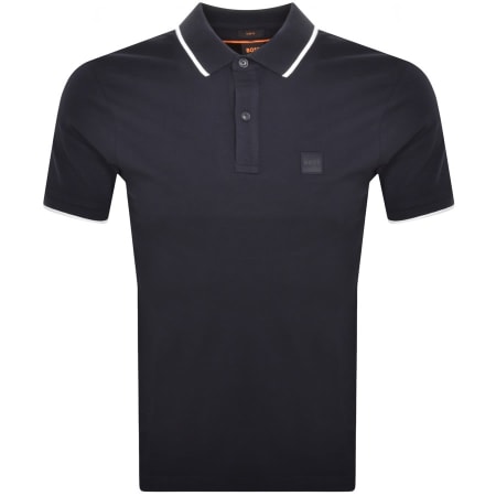 Product Image for BOSS Passertip Polo T Shirt Navy