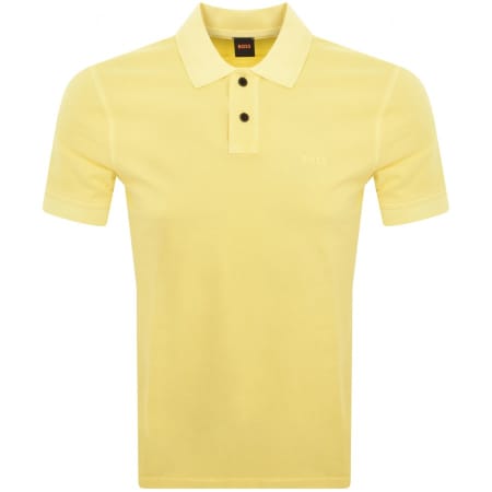 Product Image for BOSS Prime Polo T Shirt Yellow