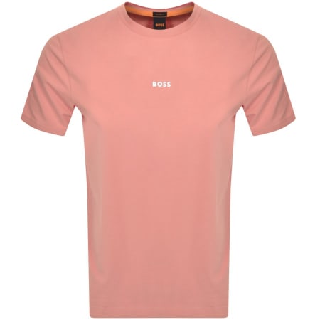 Product Image for BOSS TChup Logo T Shirt Pink