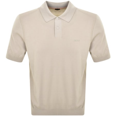 Product Image for BOSS Asac P Knit Polo T Shirt Beige