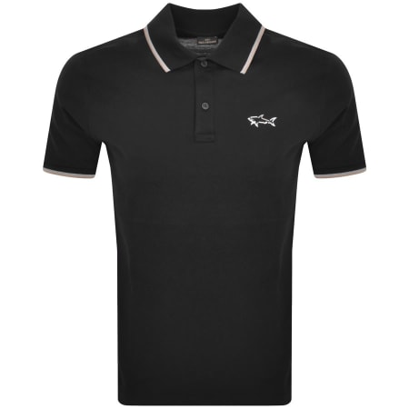 Product Image for Paul And Shark Short Sleeved Polo T Shirt Black